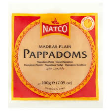 Pappad plain madras 60x200g